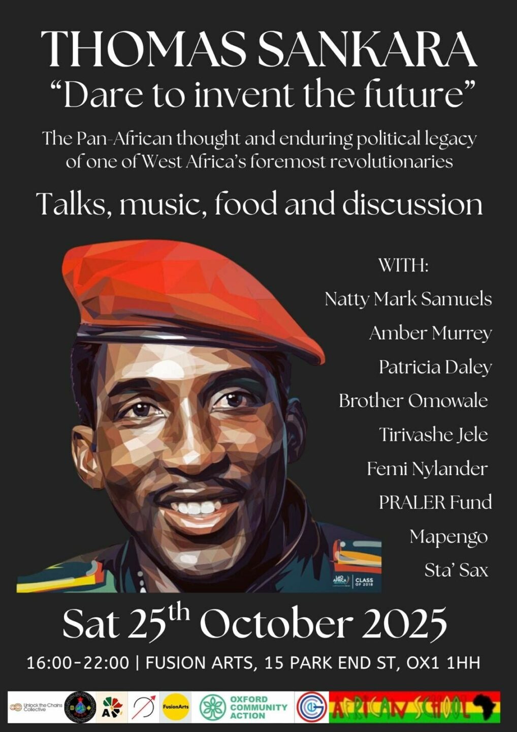 Thomas Sankara "Dare to invent the future"