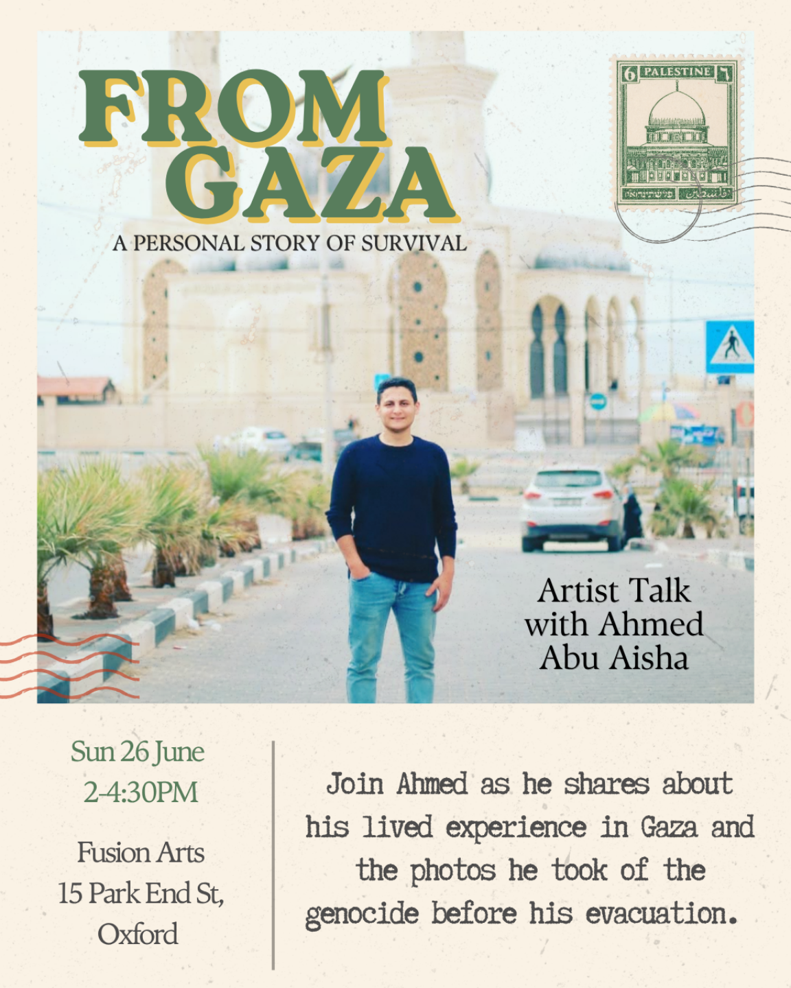 Artist Talk: Ahmed Abu Aisha