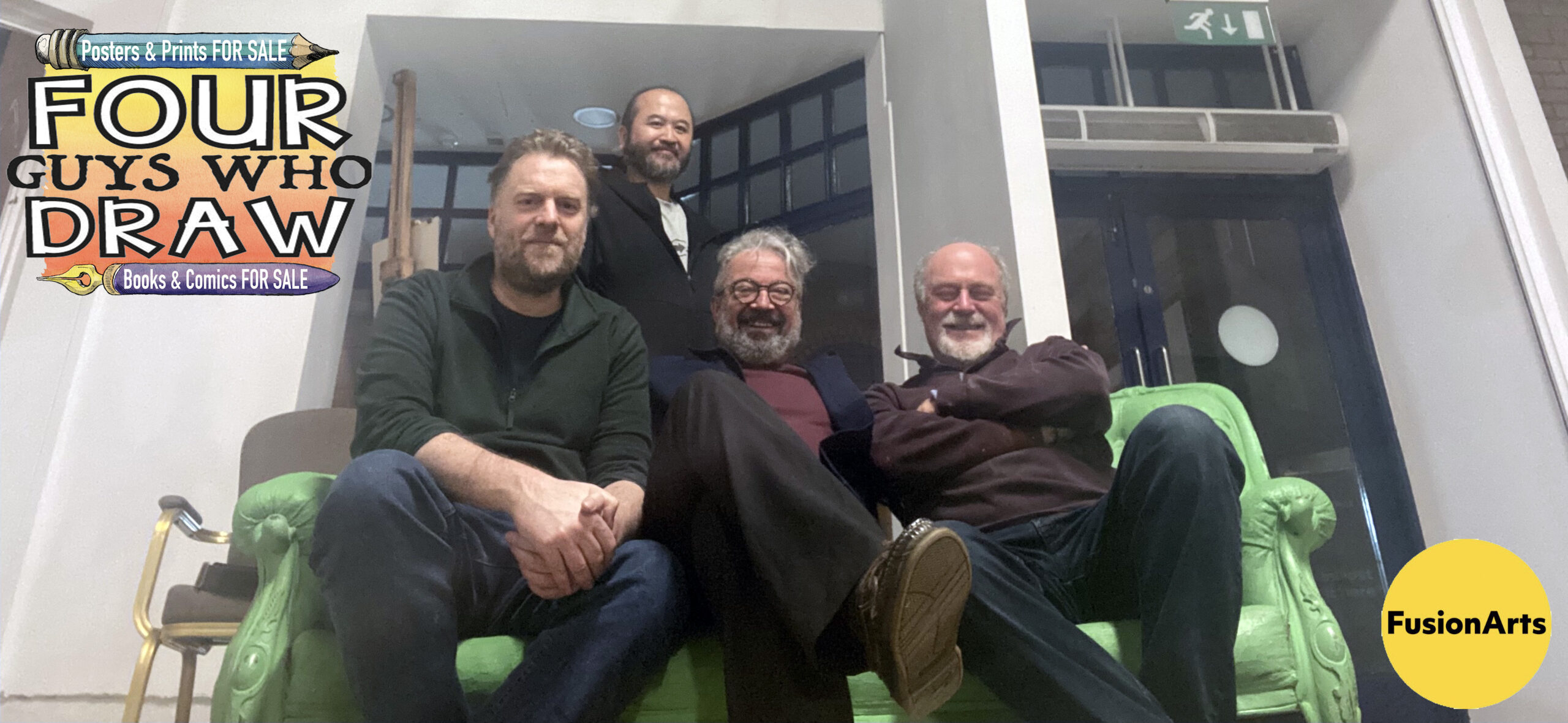 Four Guys who Draw and Friends: Pop-up art & book sale