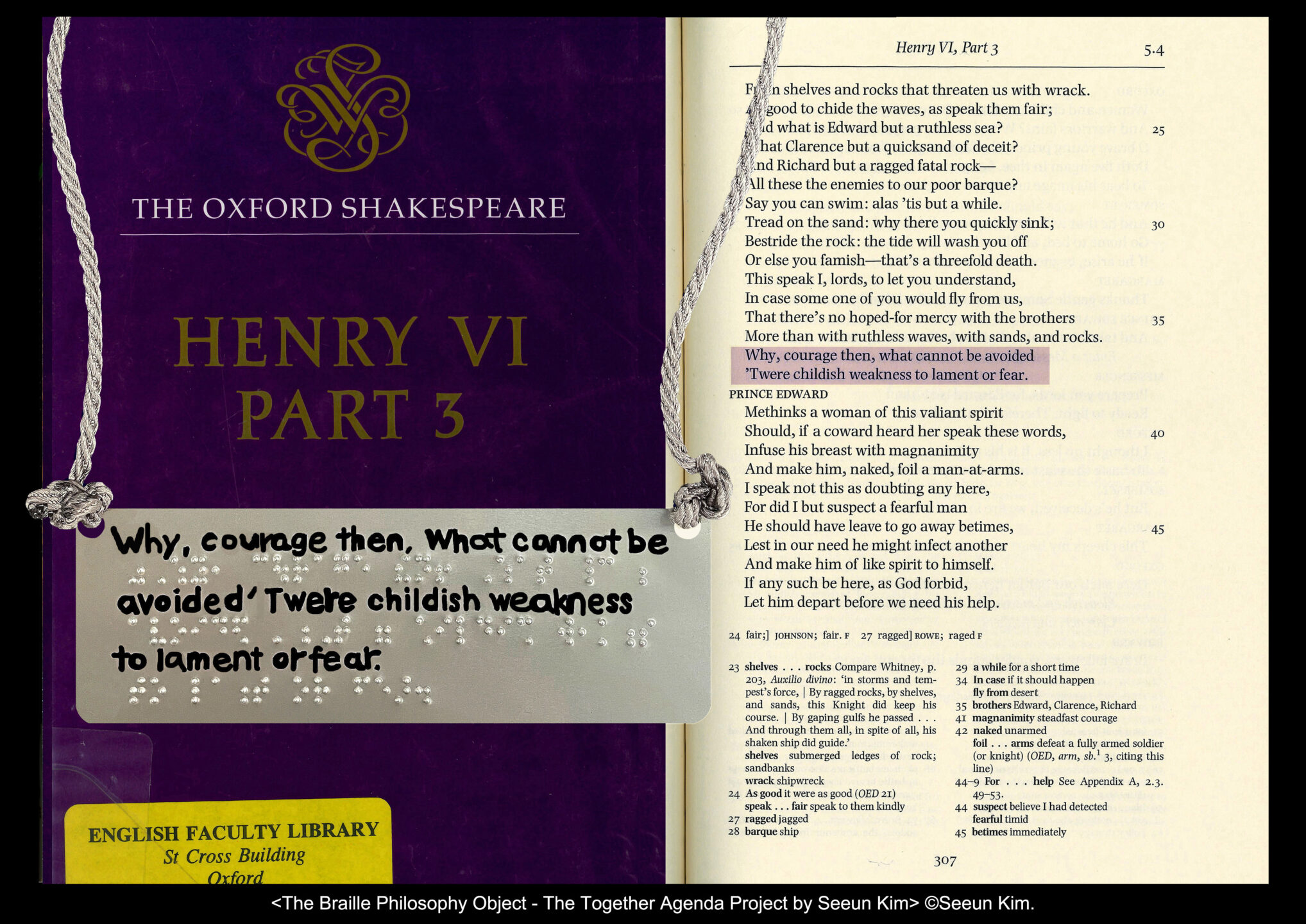 The Braille Philosophy Object by Seeun Kim