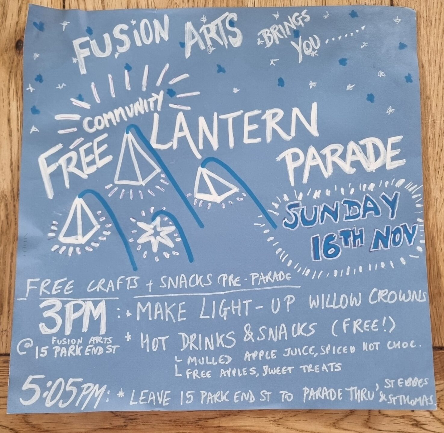 Lantern making session and parade