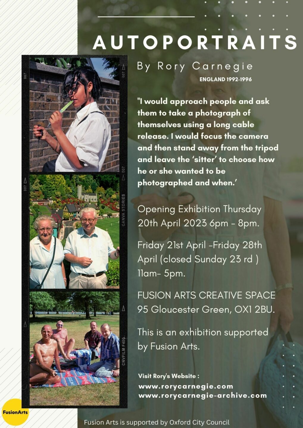 Autoportraits 1992-1996. Rory Carnegie