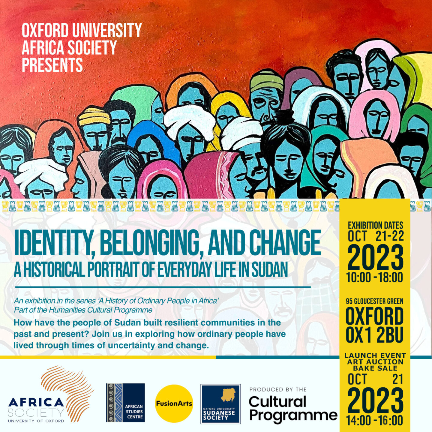 Identity, Belonging & Change: Historical Portrait of Everyday Life in Sudan