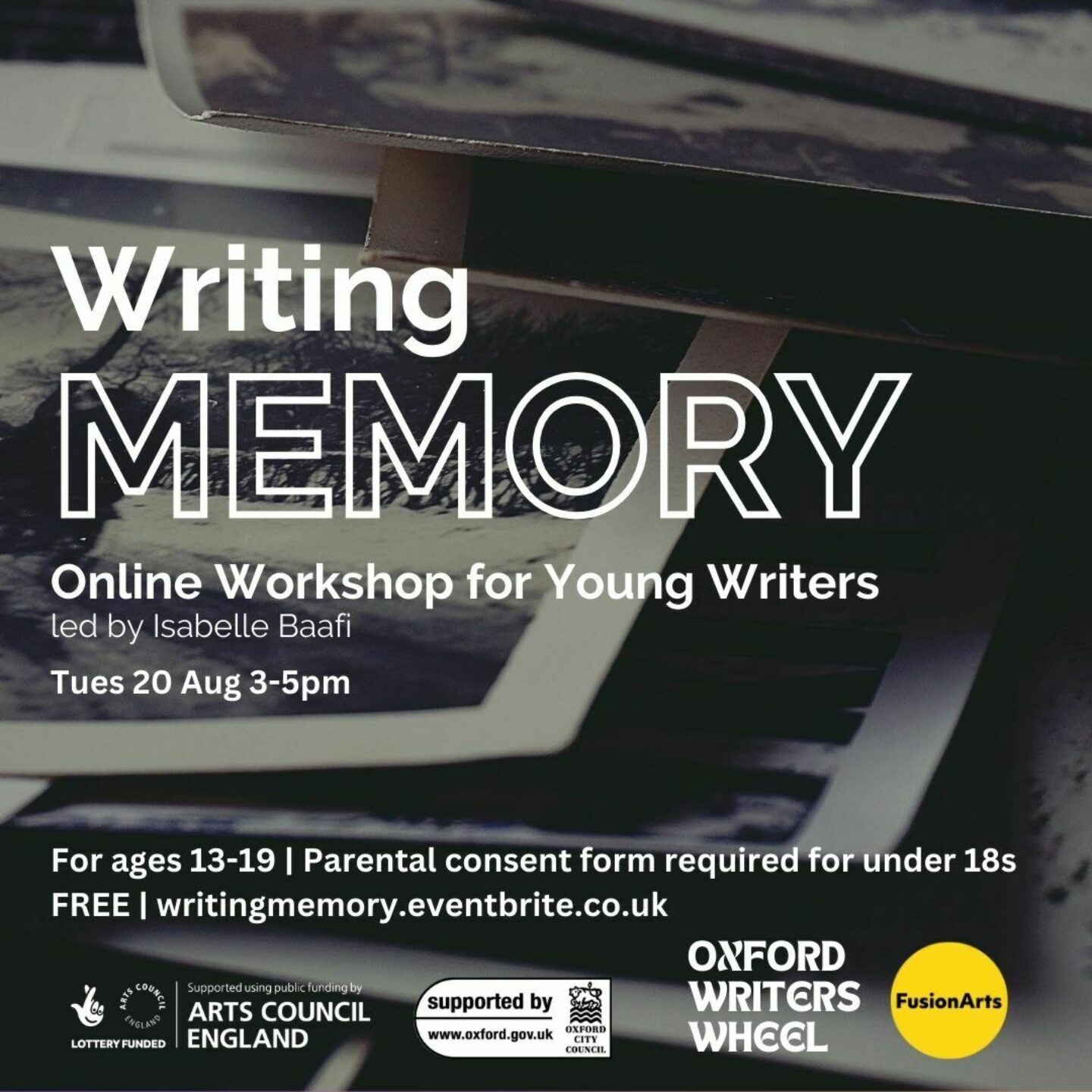 Writing Memories: Online Workshop for Young Writers