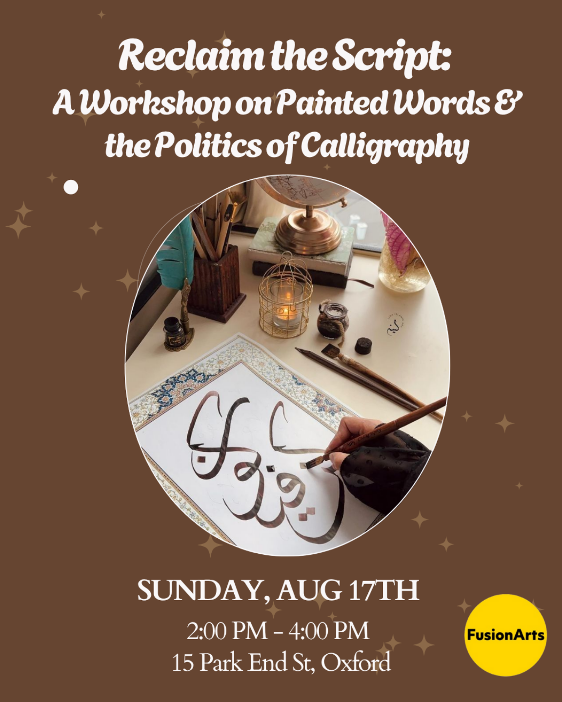 Reclaim the Script: Painted Words and the Politics of Calligraphy