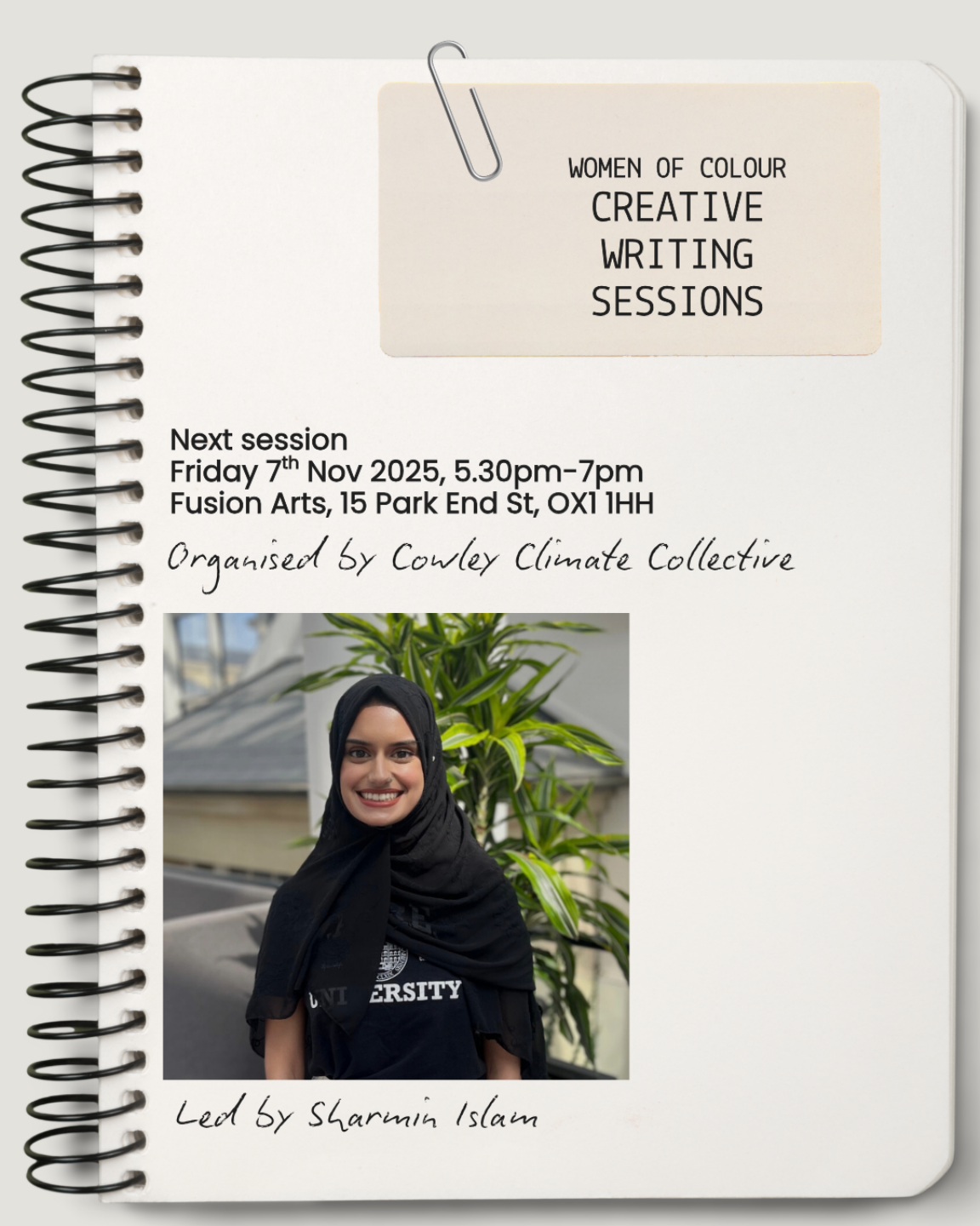 Women of Colour Creative Writing Sessions