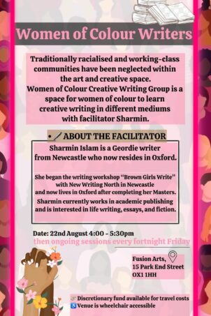Women of Colour Creative Writing Session