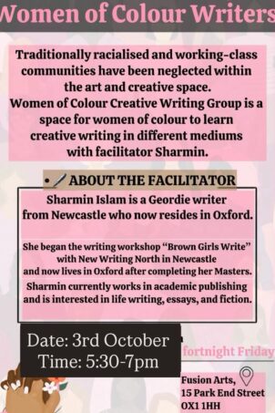 Women of Colour Creative Writing Session