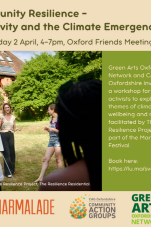 Community Resilience - Creativity and the Climate Emergency