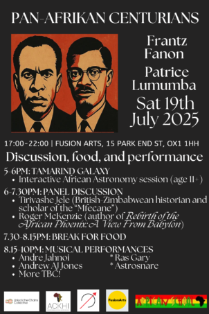 Pan-Afrikan Centaurians:  Celebrating the 100th birthdays of  Frantz Fanon and Patrice Lumumba