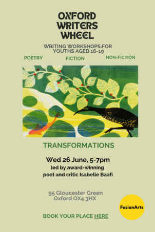 Writers Wheel workshop led by Isabelle Baafi