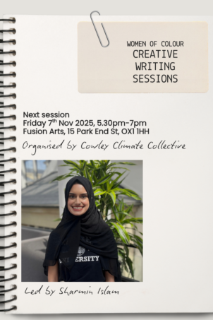 Women of Colour Creative Writing Sessions