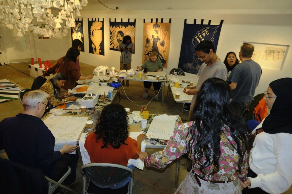 Tetiten Swarane Tandur - "Hear the Seeds Sing" Batik Workshop, Photo by Zeashan