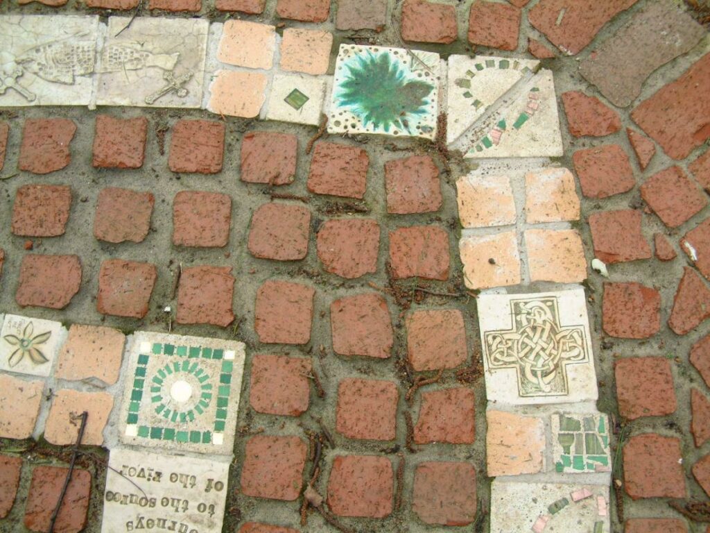 Pavement mosaic
