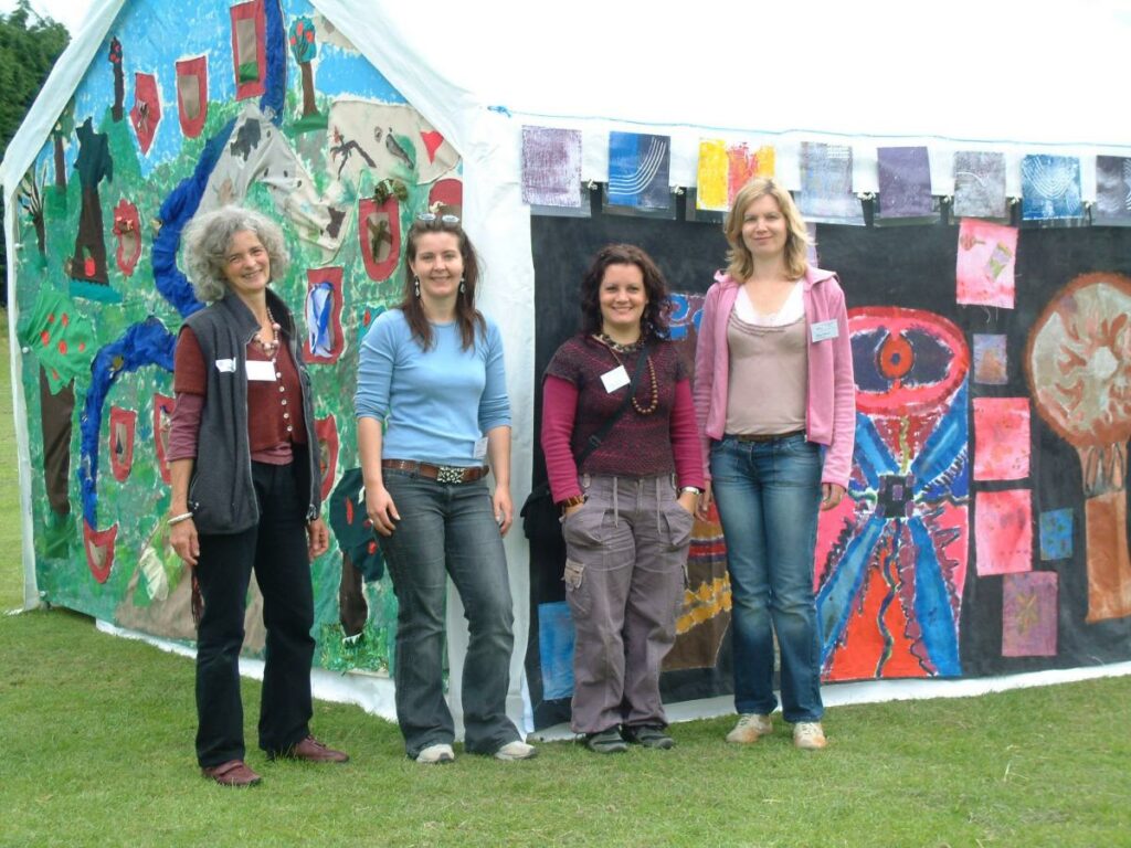 In Tent City artists and teachers